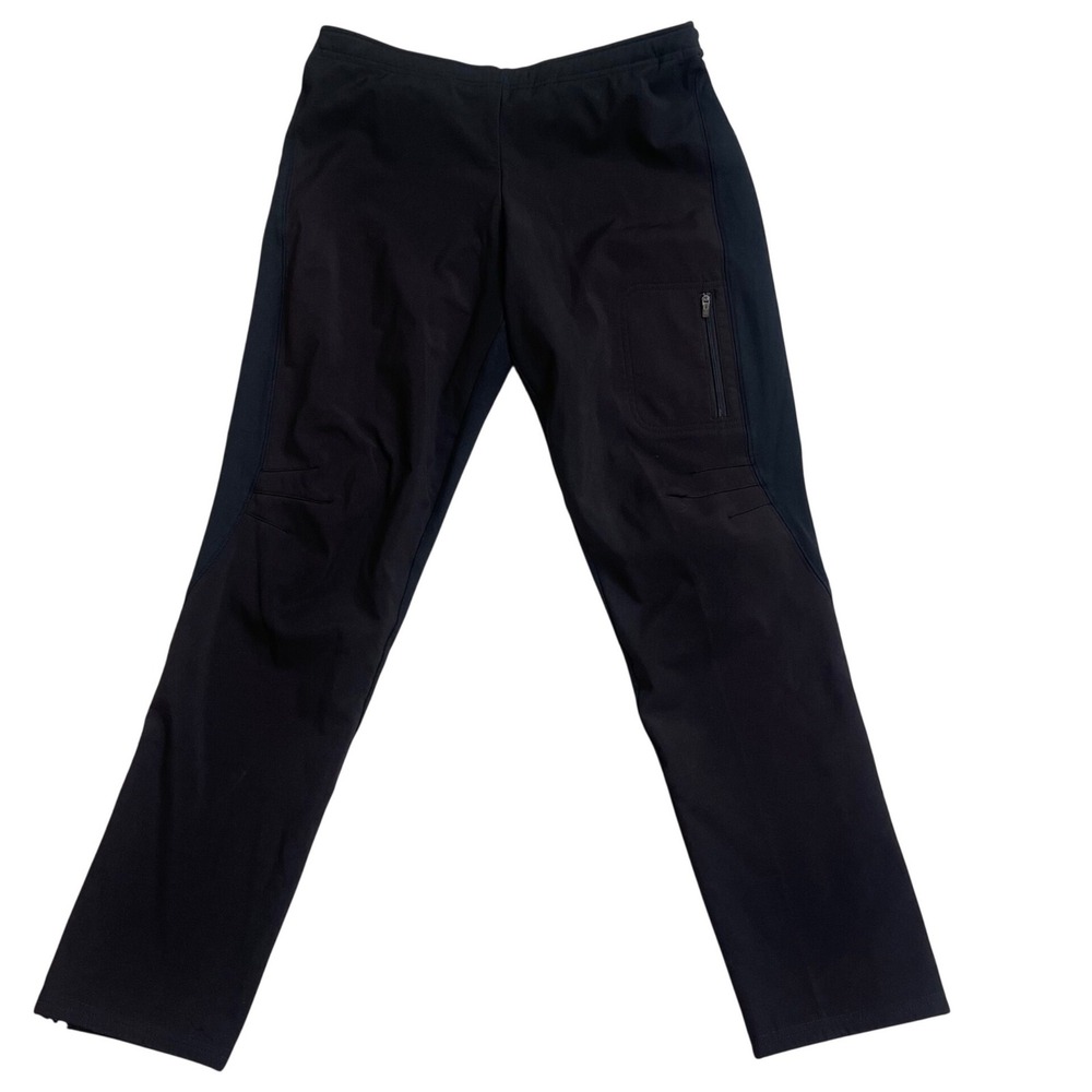 Title Nine Women Black Technical Hiking Pants Size Medium/short Pockets - Picture 1 of 13